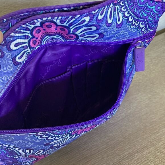 NWOT Vera Bradley Purple Lilac Tapestry Paisley Crossbody Bag Purse - Picture 9 of 9